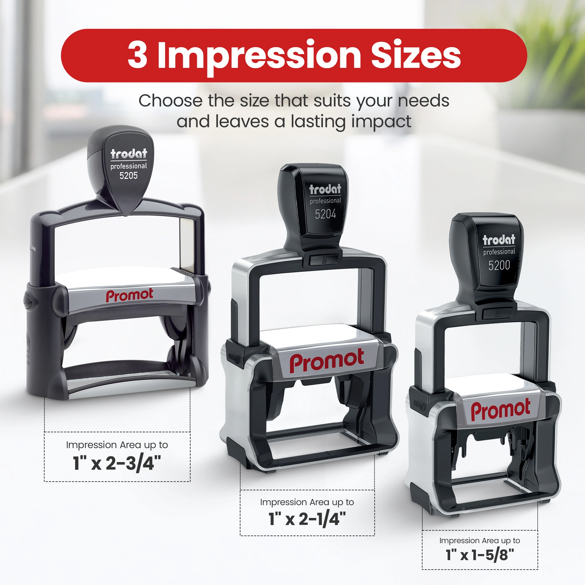 6-Line Custom Professional Stamp (Medium)